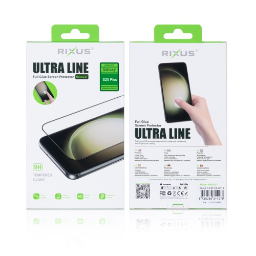 Rixus Clear HD Ultra Line Tempered Glass For Samsung Galaxy S25 Plus S9360