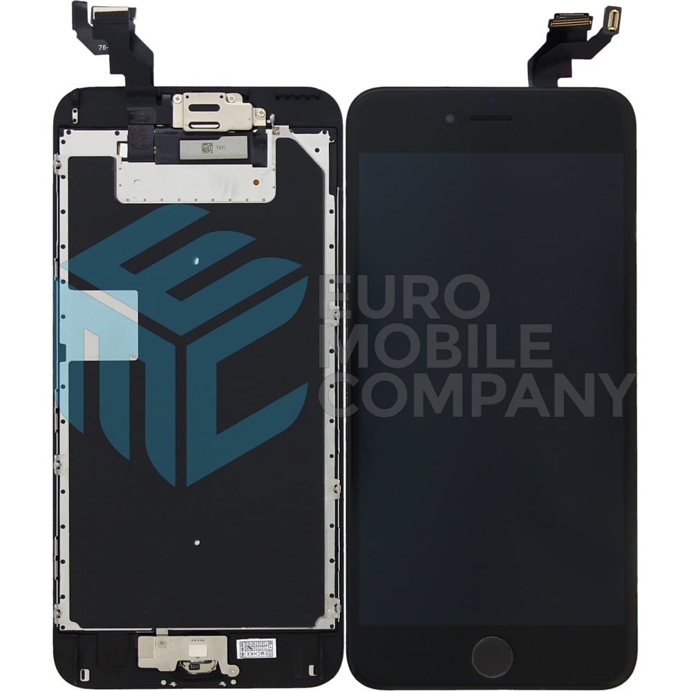 iPhone 6S Plus Display + Digitizer, Pre Assembled A+ High Quality - Black