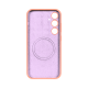 Rixus For Samsung Galaxy S24 5G S921B Soft TPU Phone Case With MagSafe Pink