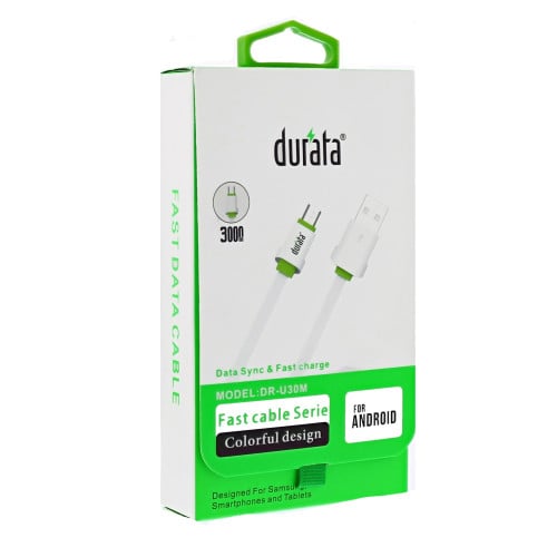 Durata Safe Charge Speed & Data Cable Micro 3M (DR-U30M)