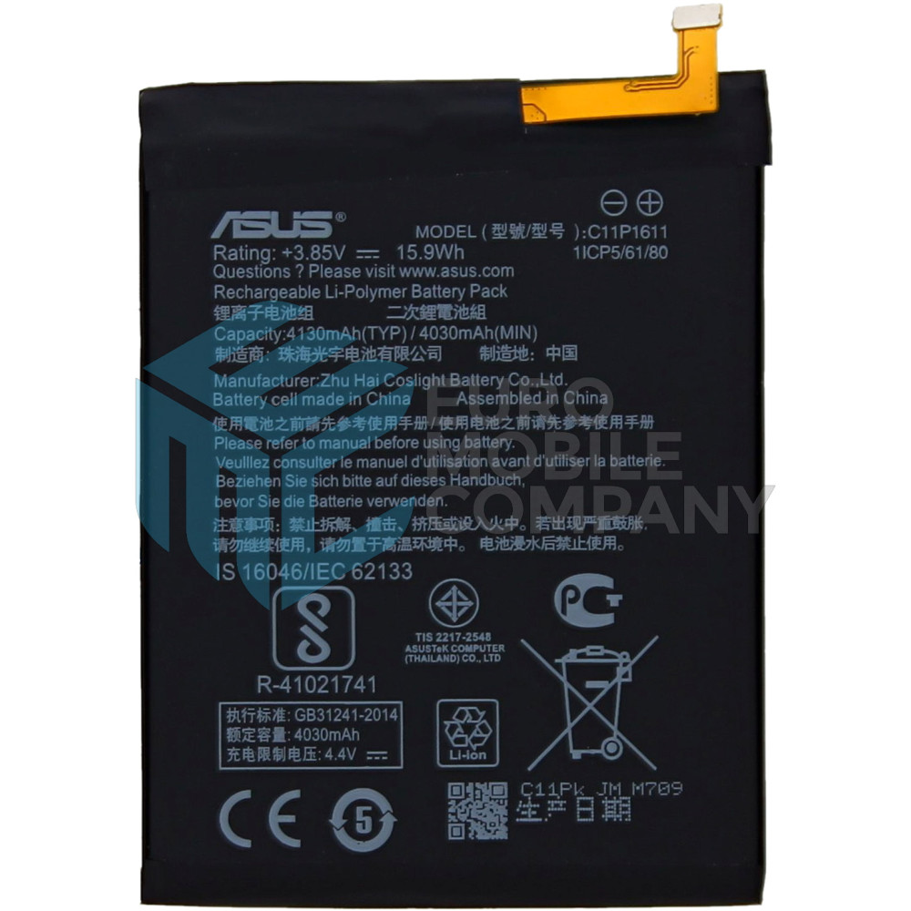 Asus Zenfone Max Plus (ZB570TL) Battery C11P1611 - 4030mAh