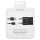Samsung Fast Charger 2.0mAh (15W) inc. USB Data Cable Type-C - Black (TA20EBECGWW)