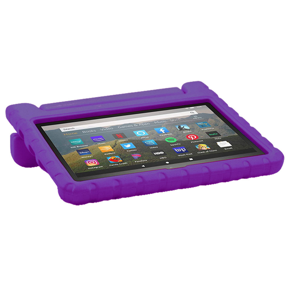 Rixus Kids Proof Tablet Case for iPad Air 1/ Air 2/ 5/ 6/ 7/ Pro 9.7" - Purple