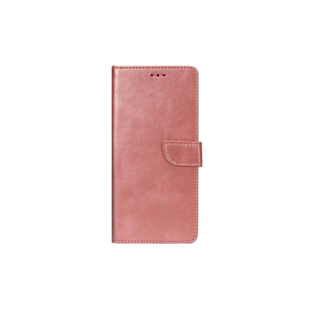 Rixus Bookcase For Samsung Galaxy J4 Plus (SM-J415F) - Pink