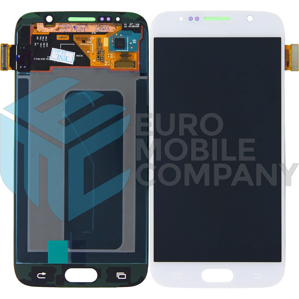 Samsung Galaxy S6 (SM-G920F) OEM Display Replacement Glass - White