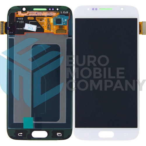 Samsung Galaxy S6 (SM-G920F) OEM Display Replacement Glass - White