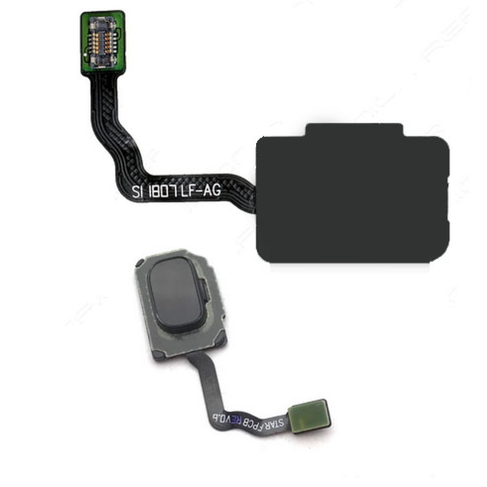Samsung Galaxy S9 (SM-G960F) / Galaxy S9 Plus (SM-G965F) Home Button Flex Cable + Button - Black