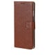 Rixus Bookcase For iPhone 6/ 6S- Brown