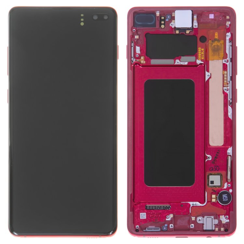 Samsung Galaxy S10 Plus SM-G975F (GH82-18849H) Display Complete - Asm Red